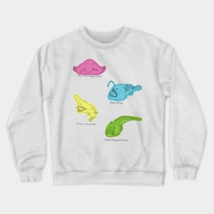 Optimistic Ugly Fish Crewneck Sweatshirt